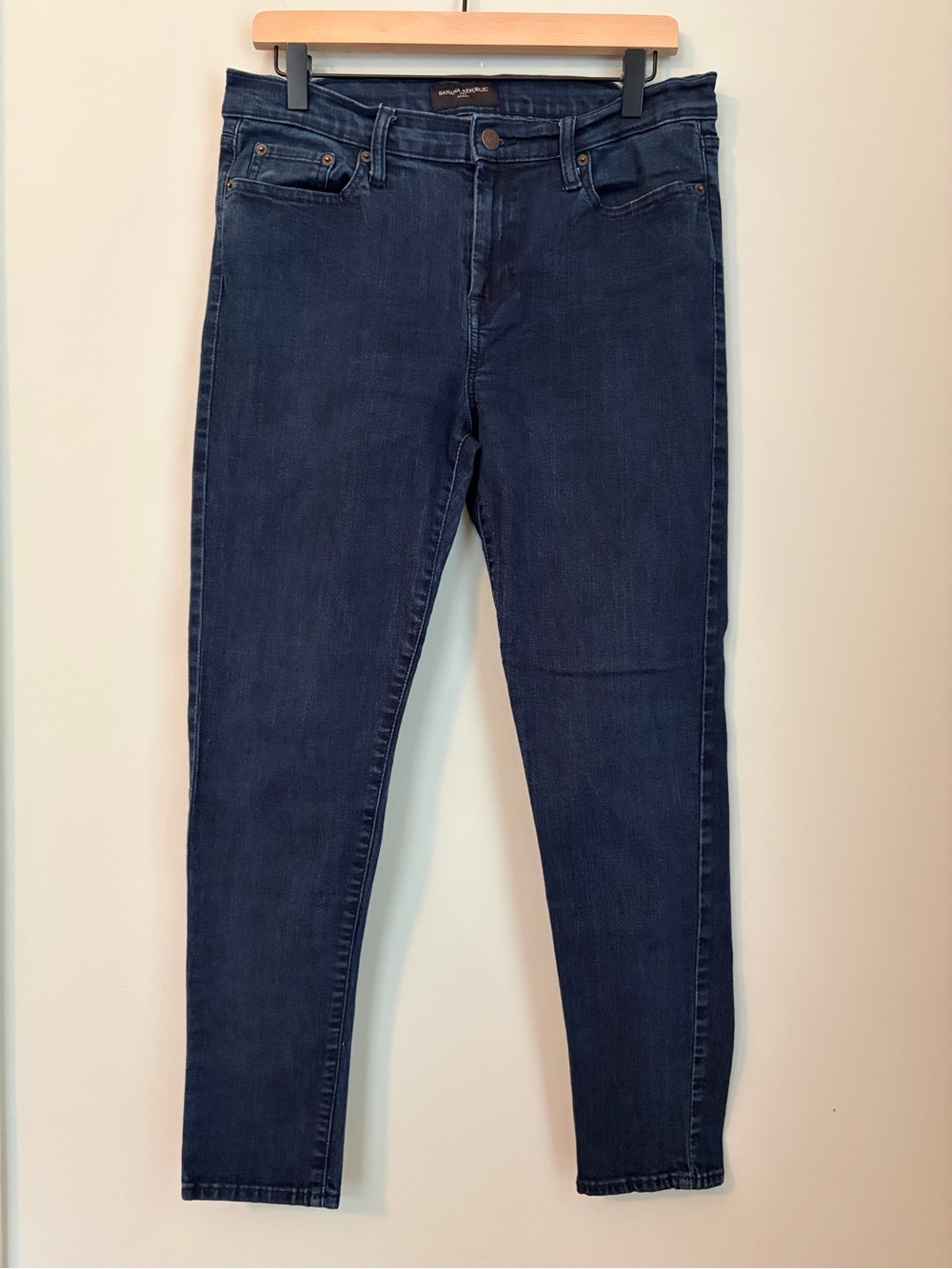 Banana Republic Size 12‎ Dark Indigo Skinny Jeans Stretch
